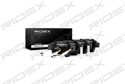 402B0741 RIDEX Комплект тормозных колодок, дисковый тормоз