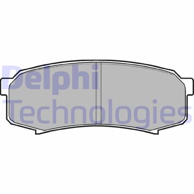 LP963 DELPHI Комплект тормозных колодок, дисковый тормоз
