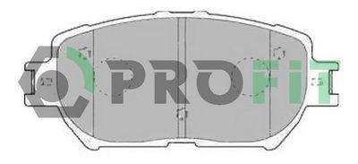 50001620 PROFIT Комплект тормозных колодок, дисковый тормоз