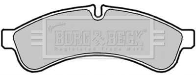 BBP2038 BORG & BECK Комплект тормозных колодок, дисковый тормоз