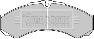 BBP2195 BORG & BECK Комплект тормозных колодок, дисковый тормоз