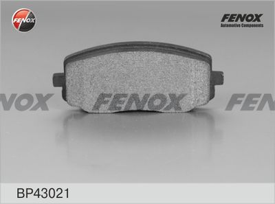 BP43021 FENOX Комплект тормозных колодок, дисковый тормоз