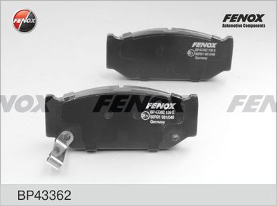BP43362 FENOX Комплект тормозных колодок, дисковый тормоз