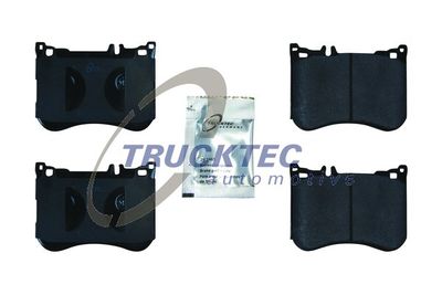 0235508 TRUCKTEC AUTOMOTIVE Комплект тормозных колодок, дисковый тормоз