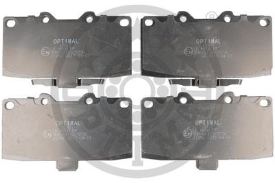 BP12411 OPTIMAL Комплект тормозных колодок, дисковый тормоз