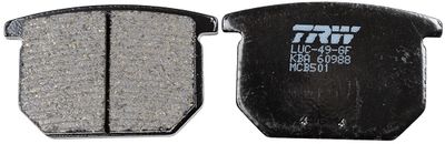 MCB501 TRW Комплект тормозных колодок, дисковый тормоз