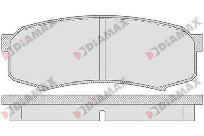 N09624 DIAMAX Комплект тормозных колодок, дисковый тормоз