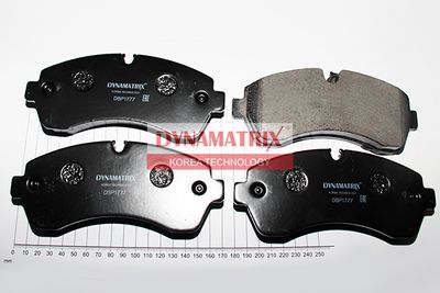 DBP1777 DYNAMATRIX Комплект тормозных колодок, дисковый тормоз