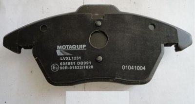LVXL1231 MOTAQUIP Комплект тормозных колодок, дисковый тормоз