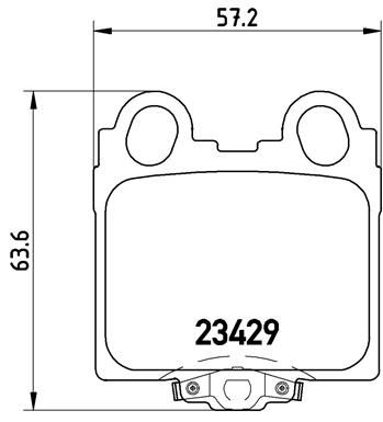 P83045 BREMBO Комплект тормозных колодок, дисковый тормоз