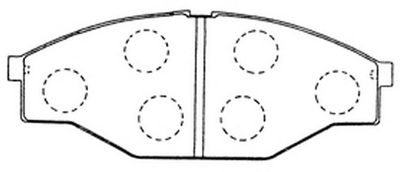 FP0438 FIT Комплект тормозных колодок, дисковый тормоз