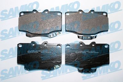5SP515 SAMKO Комплект тормозных колодок, дисковый тормоз