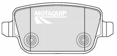 LVXL1294 MOTAQUIP Комплект тормозных колодок, дисковый тормоз