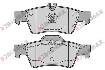 N09371 DIAMAX Комплект тормозных колодок, дисковый тормоз