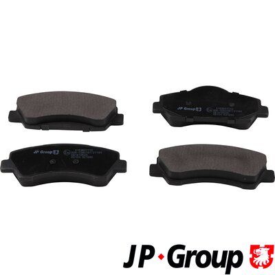 4163607710 JP GROUP Комплект тормозных колодок, дисковый тормоз