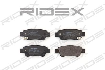 402B0374 RIDEX Комплект тормозных колодок, дисковый тормоз