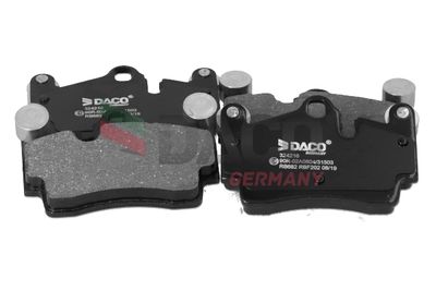 324216 DACO Germany Комплект тормозных колодок, дисковый тормоз