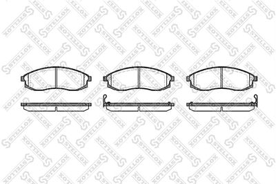 609002SX STELLOX Комплект тормозных колодок, дисковый тормоз