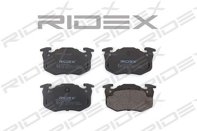 402B0050 RIDEX Комплект тормозных колодок, дисковый тормоз