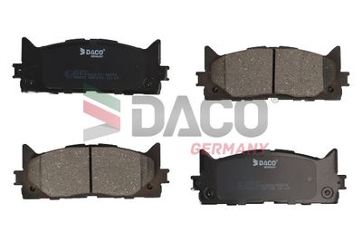 323937 DACO Germany Комплект тормозных колодок, дисковый тормоз
