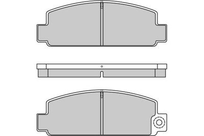 120183 E.T.F. Комплект тормозных колодок, дисковый тормоз