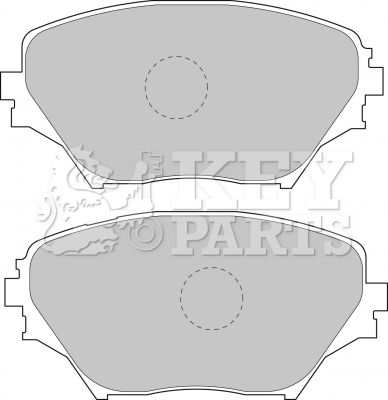 KBP1803 KEY PARTS Комплект тормозных колодок, дисковый тормоз