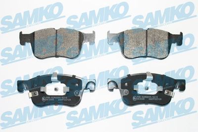 5SP2120 SAMKO Комплект тормозных колодок, дисковый тормоз