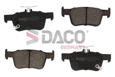 321205 DACO Germany Комплект тормозных колодок, дисковый тормоз