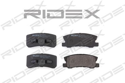 402B0101 RIDEX Комплект тормозных колодок, дисковый тормоз