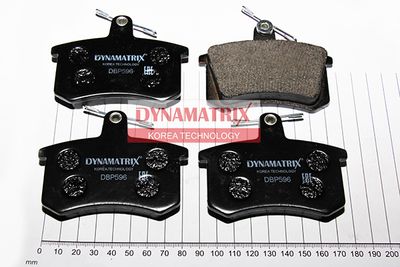 DBP596 DYNAMATRIX Комплект тормозных колодок, дисковый тормоз