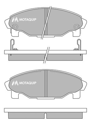 LVXL201 MOTAQUIP Комплект тормозных колодок, дисковый тормоз