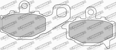 FDB2012ST FERODO RACING Комплект тормозных колодок, дисковый тормоз