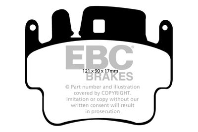DP51514NDX EBC Brakes Комплект тормозных колодок, дисковый тормоз