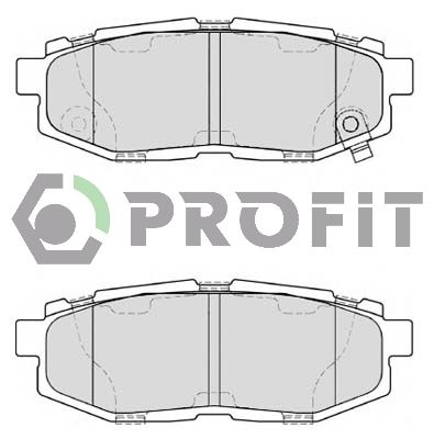 50004187 PROFIT Комплект тормозных колодок, дисковый тормоз