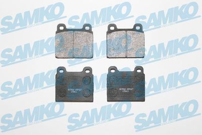 5SP027 SAMKO Комплект тормозных колодок, дисковый тормоз