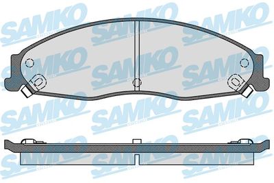 5SP1704 SAMKO Комплект тормозных колодок, дисковый тормоз
