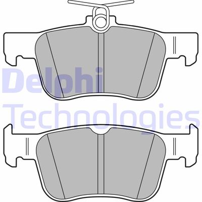 LP3391 DELPHI Комплект тормозных колодок, дисковый тормоз