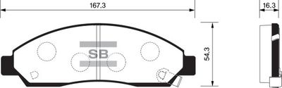 FBP1408 FI.BA Комплект тормозных колодок, дисковый тормоз