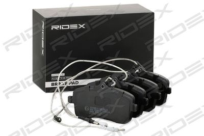 402B1065 RIDEX Комплект тормозных колодок, дисковый тормоз