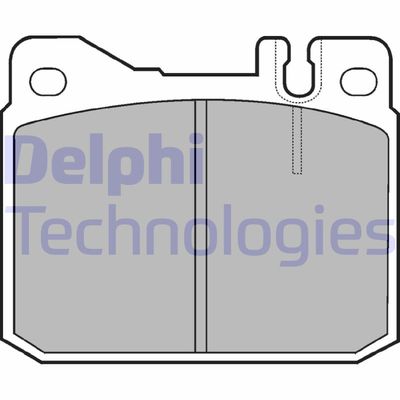LP427 DELPHI Комплект тормозных колодок, дисковый тормоз
