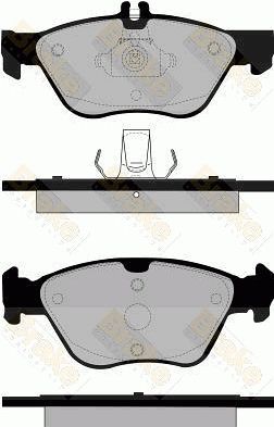 PA1106 Brake ENGINEERING Комплект тормозных колодок, дисковый тормоз