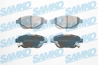 5SP1760 SAMKO Комплект тормозных колодок, дисковый тормоз