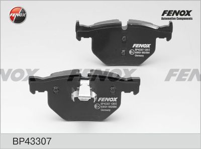 BP43307 FENOX Комплект тормозных колодок, дисковый тормоз