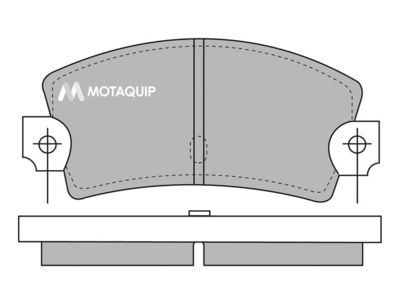 LVXL568 MOTAQUIP Комплект тормозных колодок, дисковый тормоз