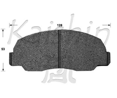 FK2068 KAISHIN Комплект тормозных колодок, дисковый тормоз