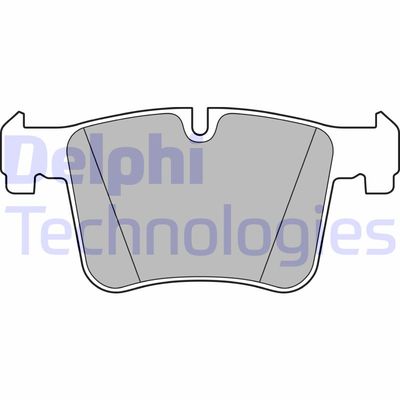 LP2234 DELPHI Комплект тормозных колодок, дисковый тормоз