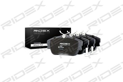 402B0355 RIDEX Комплект тормозных колодок, дисковый тормоз