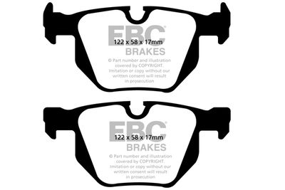 DP21588 EBC Brakes Комплект тормозных колодок, дисковый тормоз