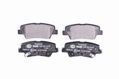 8DB355014571 HELLA PAGID Комплект тормозных колодок, дисковый тормоз