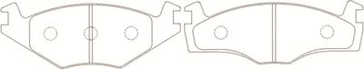 FP2102 FIT Комплект тормозных колодок, дисковый тормоз